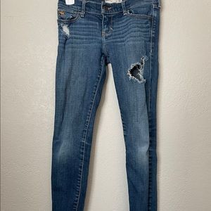 Girls abercrombie skinny jeans